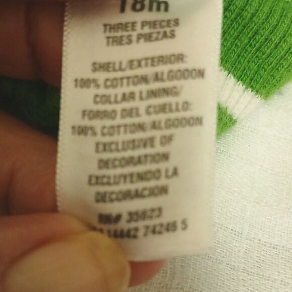 Carter's Boys Long Sleeved Zip Up Jacket.  Size 12M All Star - Picture 6 of 7